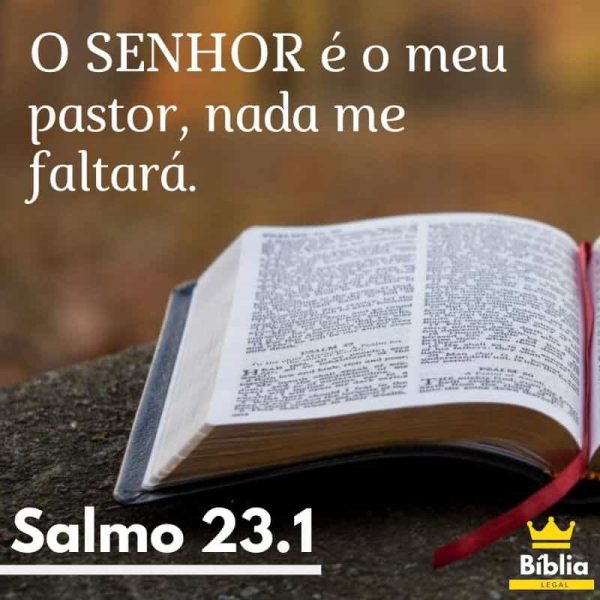 Mensagem Bíblica Salmo 23 - O Senhor é o meu pastor!