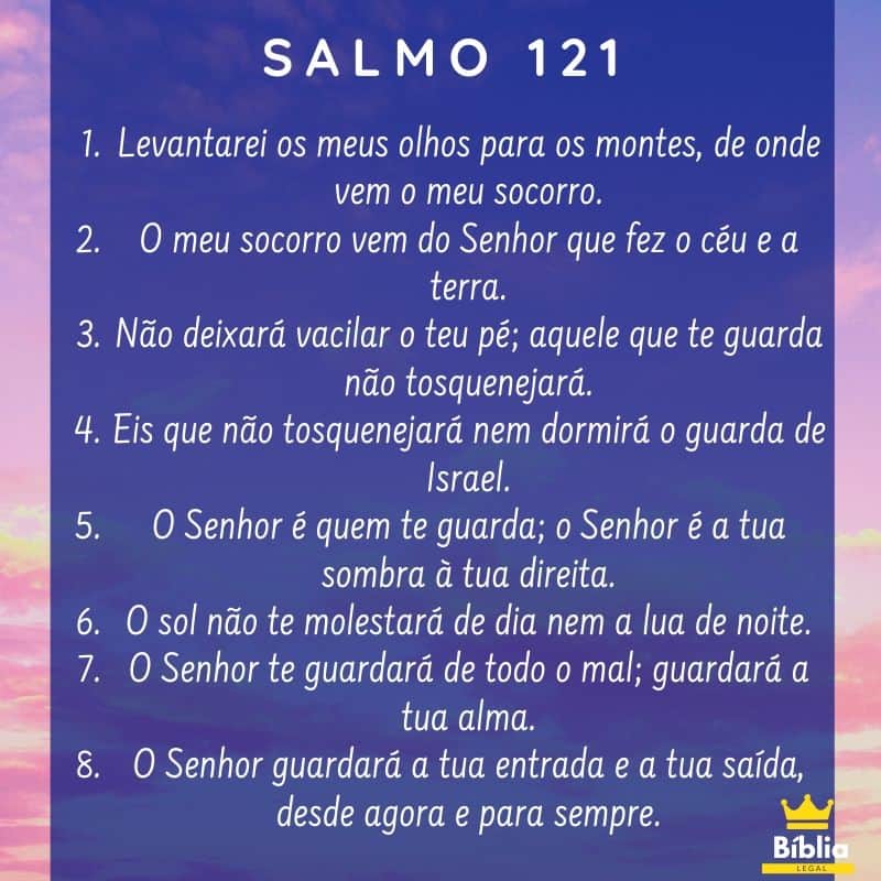 Salmo 121 Completo Para Imprimir - RETOEDU