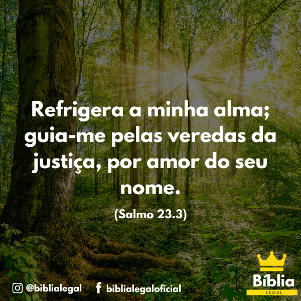 Salmo 23:1-3 - Bíblia